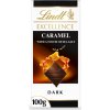 Lindt Excellence Horká čokoláda s kúskami karamelu a morskou soľou 100 g