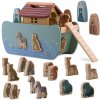 Drevená Noemova Archa so zvieratkami NK-862 Nukido Drevená Noemova Archa so zvieratkami NK-862 Nukido