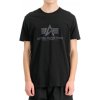 Alpha Industries Basic Rainbow Reflective T-Shirt Black tričko pánske Farba: čierna, Veľkosť: M Alpha Industries Basic Rainbow Reflective T-Shirt Black tričko pánske Farba: čierna, Veľkosť: M