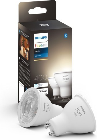 Philips Hue White žiarovky GU10 5.2W 400lm 2-set 2700K Bluetooth 871869962931100