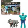 Mattel Minecraft Movie Najlepší priateľ vlk a Steve Mattel Minecraft Movie Najlepší priateľ vlk a Steve