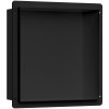 CERANO - Zápustná polička / nika do obkladu - čierna matná - 30x30x10 cm CER-417473 CERANO - Zápustná polička / nika do obkladu - čierna matná - 30x30x10 cm CER-417473