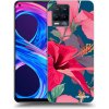Picasee silikónový čierny obal pre Realme 8 Pro - Hibiscus Picasee silikónový čierny obal pre Realme 8 Pro - Hibiscus