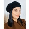 Dámska čierna elegantná baretka Paris - UNI Dámska čierna elegantná baretka Paris - UNI