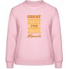 AWDis Sweat Mikina - Dizajn - Great Taste for Great Moments - Bábätkovská ružová - XXL - Dámske AWDis Sweat Mikina - Dizajn - Great Taste for Great Moments - Bábätkovská ružová - XXL - Dámske