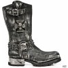 New Rock VINTAGE RASPADO MOTOROCK T.ACERO Čierna