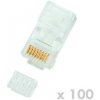 DATACOM Plug UTP CAT6 8p8c- RJ45 lanko - 100 pack DATACOM Plug UTP CAT6 8p8c- RJ45 lanko - 100 pack