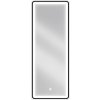 Mexen Coro, LED kúpeľňové zrkadlo s podsvietením a čiernym rámom 45x120 cm, 6000K, ochrana proti zahmlievaniu, 9817-045-120-611-70 Mexen Coro, LED kúpeľňové zrkadlo s podsvietením a čiernym rámom 45x120 cm, 6000K, ochrana proti zahmlievaniu, 9817-045-120-611-70