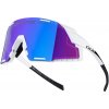 Okuliare FORCE GRIP biele, modré revo skla Okuliare FORCE GRIP biele, modré revo skla