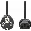 NEDIS napájecí kabel 230V/ přípojný 10A/ konektor IEC-320-C13/ přímá zástrčka Schuko/ černý/ bulk/ 5m CEGL10030BK50 NEDIS napájecí kabel 230V/ přípojný 10A/ konektor IEC-320-C13/ přímá zástrčka Schuko/ černý/ bulk/ 5m CEGL10030BK50