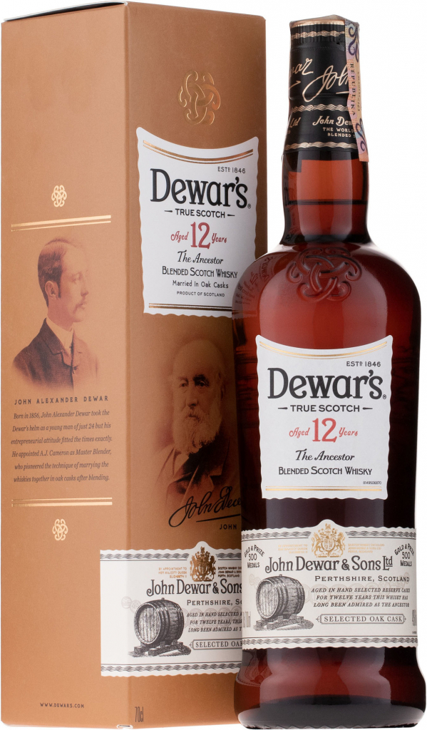 DEWAR´S 12y 40% 0,7 l (kartón)