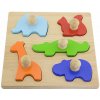 Detské vkladacie puzzle pečiatky Viga Zvierata Detské vkladacie puzzle pečiatky Viga Zvierata