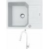 Franke UBG 611-62 biela ľad s excentrom + Deante LUKRECJA BDH A72M biela Franke UBG 611-62 biela ľad s excentrom + Deante LUKRECJA BDH A72M biela