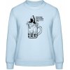 AWDis Sweat Mikina - Pivo pre vyvolených - Nebeská modrá - M - Dámske AWDis Sweat Mikina - Pivo pre vyvolených - Nebeská modrá - M - Dámske