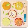 Drevené puzzle ovocie Citrus Fractions Tender Leaf Toys 16 dielov na krájanie nožom od 18 mes Drevené puzzle ovocie Citrus Fractions Tender Leaf Toys 16 dielov na krájanie nožom od 18 mes