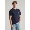 TRIČKO GANT POCKET CONTRAST SS T-SHIRT EVENING BLUE TRIČKO GANT POCKET CONTRAST SS T-SHIRT EVENING BLUE