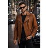 Max Original Leather Pánska kožená bunda TIGHA NEW cognac (L 46-48) - Cognac - L Max Original Leather Pánska kožená bunda TIGHA NEW cognac (L 46-48) - Cognac - L