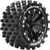 Louise RC ST-ROCK SOFT 1/10 1/2 offset 12 mm hex Black Rims L-T3273SBH (L-T3273SBH) Louise RC ST-ROCK SOFT 1/10 1/2 offset 12 mm hex Black Rims L-T3273SBH (L-T3273SBH)