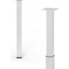 Walteco Nábytková noha 60x60mm, výškovo nastaviteľná 700-1100mm, biela , 50402 Walteco Nábytková noha 60x60mm, výškovo nastaviteľná 700-1100mm, biela , 50402