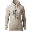 Queens are born in 1976 - Mikina dámská Cape s kapucí - 2XL ( Ľadovo sivá ) Queens are born in 1976 - Mikina dámská Cape s kapucí - 2XL ( Ľadovo sivá )