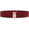 Dámsky opasok na šaty s prackou Cummer Bordo-strieborný Dámsky opasok na šaty s prackou Cummer Bordo-strieborný