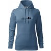 EKG hasiči - Mikina dámská Cape s kapucí - 2XL ( Denim ) EKG hasiči - Mikina dámská Cape s kapucí - 2XL ( Denim )