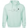 Dráha letu včely - srdce - Oversized mikina pánska Moon - kratšia + širšia - L ( Frost ) Dráha letu včely - srdce - Oversized mikina pánska Moon - kratšia + širšia - L ( Frost )