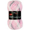 Vlna - Hep příze Elen baby batik 5110 smetanová, růžová, šedá
