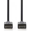 Nedis CVGB34000BK10 - Kábel High Speed HDMI™ s Ethernetom | HDMI Konektor - HDMI Konektor | 1 m | Čierna farba Nedis CVGB34000BK10 - Kábel High Speed HDMI™ s Ethernetom | HDMI Konektor - HDMI Konektor | 1 m | Čierna farba