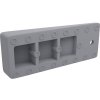 Zarážka na dvere klin 98x40x13mm plast sivý Zarážka na dvere klin 98x40x13mm plast sivý