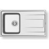 Casarredo Nerezový dřez vestavný ALEA 1B 1D, polished Casarredo Nerezový dřez vestavný ALEA 1B 1D, polished