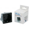 Shelly Socket for Wall Display Stand Čierna zásuvka pre stojan SHELLY-WDS-SOCKET-BLACK-2046