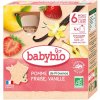 Babybio vrecko jablko čučoriedky jahody 4 x 90 g Babybio vrecko jablko čučoriedky jahody 4 x 90 g