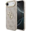 Guess PU Leather 4G Metal Logo Gold Frame Zadní Kryt pro iPhone Air Pink Guess PU Leather 4G Metal Logo Gold Frame Zadní Kryt pro iPhone Air Pink
