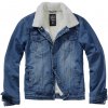 Brandit Sherpa denim bunda s kožušinou, modrá - XXL Brandit Sherpa denim bunda s kožušinou, modrá - XXL