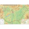 Podložka na stôl, dvojstranná, STIEFEL Magyarország domborzata Bortérkép Pohoria Maďarska Vínna mapa výrobok v MJ Podložka na stôl, dvojstranná, STIEFEL Magyarország domborzata Bortérkép Pohoria Maďarska Vínna mapa výrobok v MJ