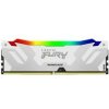 Kingston DDR5 Fury Renegade White RGB 16GB 1x16GB 6400MHz CL32 DIMM On-Die ECC XMP 1.4V KF564C32RWA-16 Kingston DDR5 Fury Renegade White RGB 16GB 1x16GB 6400MHz CL32 DIMM On-Die ECC XMP 1.4V KF564C32RWA-16