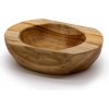 AWM Stredná Miska z Teakového Dreva v Prírodnom Tvare - 20x7cm 1ks AWM Stredná Miska z Teakového Dreva v Prírodnom Tvare - 20x7cm 1ks