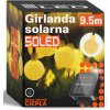 Solárne lampy Girlanda Solárna záhradná 50x LED žiarovka na balkón 9m IP67 Solárne lampy Girlanda Solárna záhradná 50x LED žiarovka na balkón 9m IP67