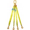 Štvor záves textilný, oko-4 x hák, Nosnosť 6300/4500 kg, Certifikovaný 2,5 m Žltá bez návleku 6 300 / 4 500 kg Štvor záves textilný, oko-4 x hák, Nosnosť 6300/4500 kg, Certifikovaný 2,5 m Žltá bez návleku 6 300 / 4 500 kg