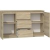 TOH Topeshop KOMODA 2D3S DĄB SONOMA skrinka so zásuvkami TOH Topeshop KOMODA 2D3S DĄB SONOMA skrinka so zásuvkami