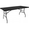 Gardlov 12280 Skladací stôl 180 x 74 cm, čierny Gardlov 12280 Skladací stôl 180 x 74 cm, čierny
