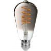 Rabalux LED Spiral Filament žiarovka ST65 Smoky 5W E27 200Lm 1800K Rabalux LED Spiral Filament žiarovka ST65 Smoky 5W E27 200Lm 1800K