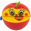 RAPPA Pokladnička červené jablko s červíkom na kľúčik