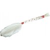 Mašlovačka pletená 19 cm, perie Mašlovačka pletená 19 cm, perie