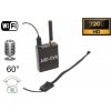 Miniatúrna 8x8mm pinhole 720P HD kamera 60° uhol so zvukom + WiFi DVR modul pre live prenos Miniatúrna 8x8mm pinhole 720P HD kamera 60° uhol so zvukom + WiFi DVR modul pre live prenos