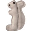 Hračka Dog Fantasy Dura-fused veverička pískacia, koža a juta 20cm Hračka Dog Fantasy Dura-fused veverička pískacia, koža a juta 20cm