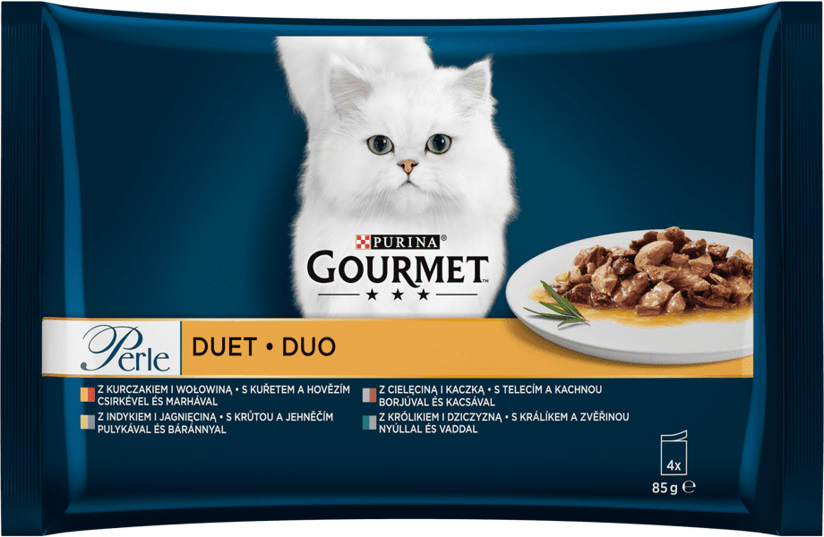 Gourmet Perle Duo mäsový mix 48 x 85 g