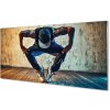 Sklenený obraz Muž hip-hop 100x50 cm Sklenený obraz Muž hip-hop 100x50 cm