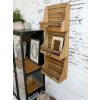 Chic Antique Nástenná drevená polica na časopisy Magazine rack - 35*15*90 cm - Chic Antique Chic Antique Nástenná drevená polica na časopisy Magazine rack - 35*15*90 cm - Chic Antique